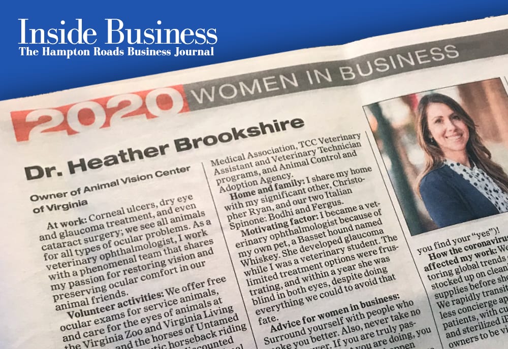 Congratulations, Dr. Heather Brookshire - Inside Business 2020 Women in Business Honoree